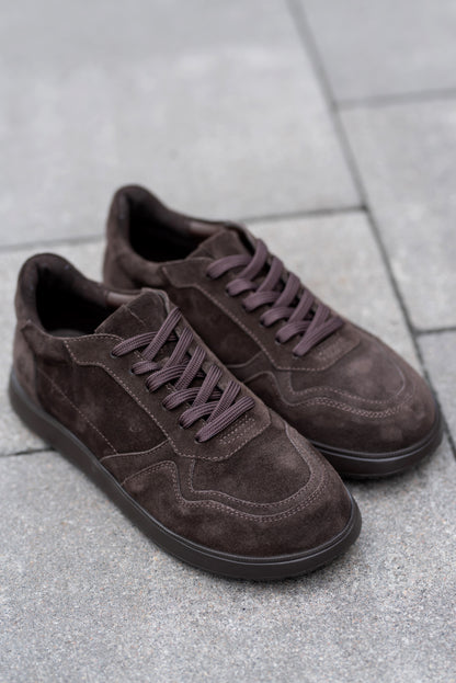 Women’s Black Anatomical Leather Sneakers