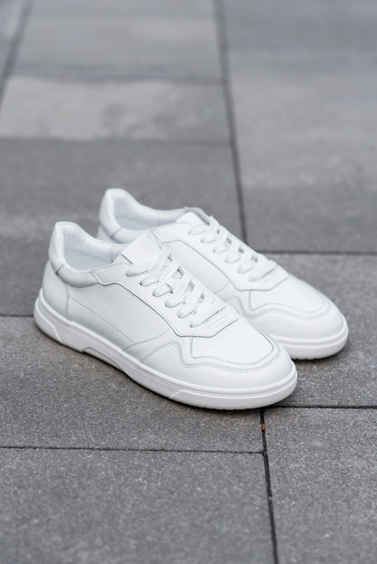 Women’s Black Anatomical Leather Sneakers