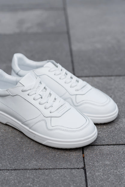 Women’s Black Anatomical Leather Sneakers