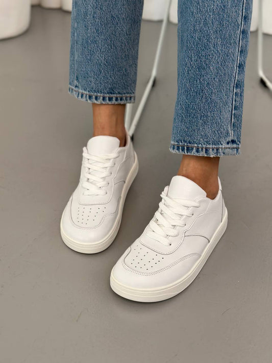 Women’s Chocolate Brown Anatomical Leather Sneakers