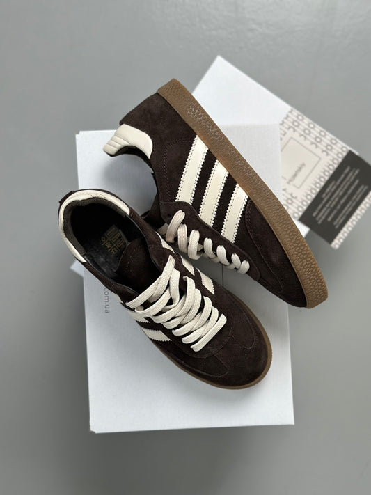 Women’s Chocolate Suede Mid-Season Sneakers 4401-7